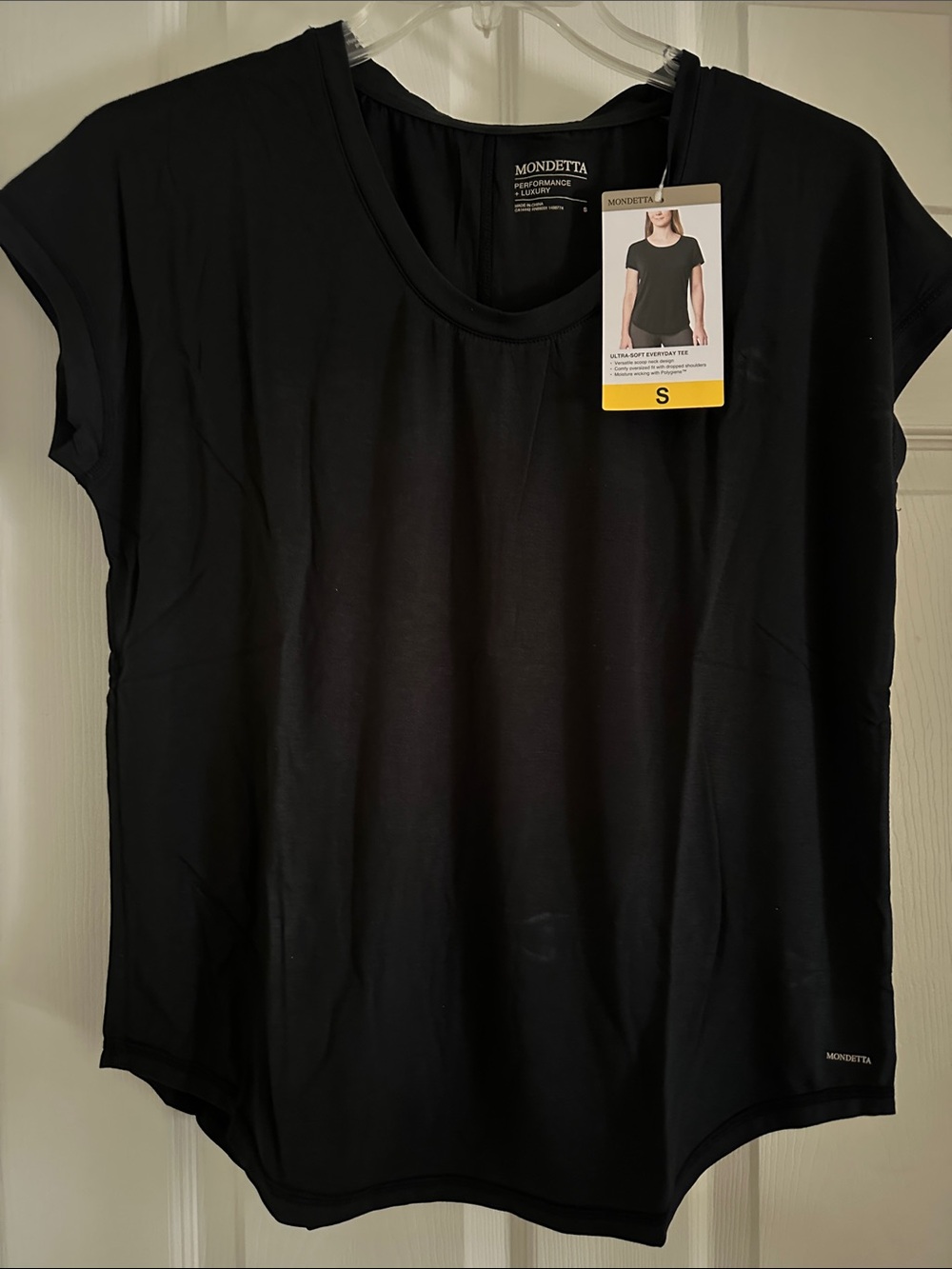 🆕 Mondetta Black Short Sleeve Crew Tee